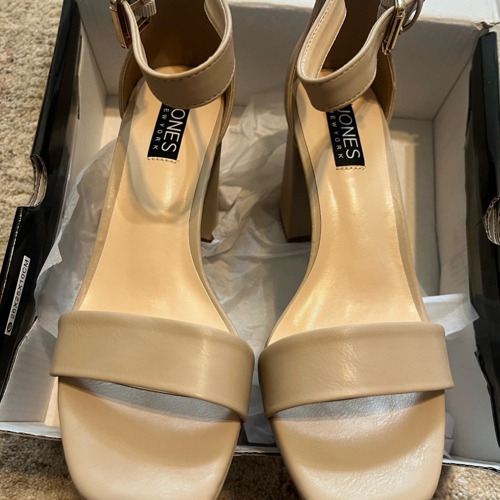 JONES NEW YORK TOREN PLATFORM DRESS SANDALS HEELS - Picture 10 of 12